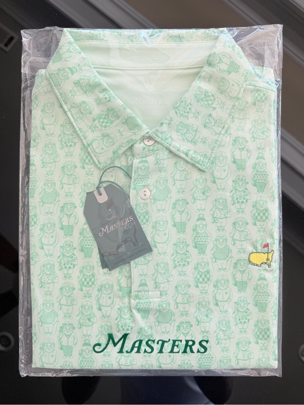 NWT 2026 Masters Men’s Gnome Green Polo Augusta National